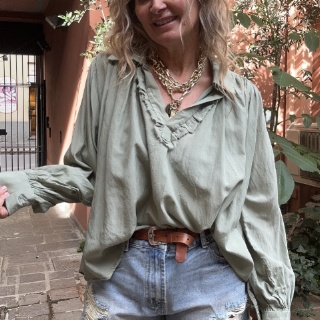 NUMERO155&nbsp;CAMICIA MUSSOLA&nbsp;VERDE